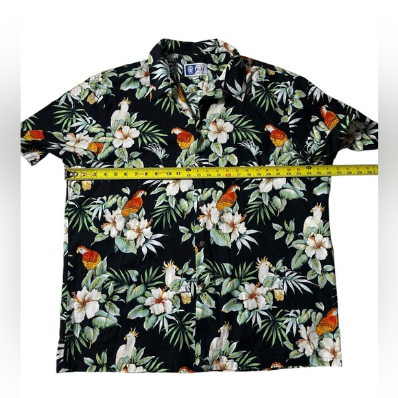 RJC Men’s XXL Hawaiian Shirt Button down Aloha Parrots USA Made Hawaii - Picture 4 of 5